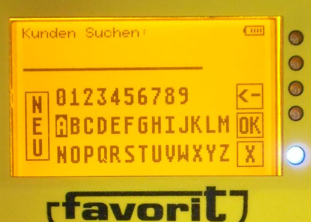 PTM Kunden auswählen